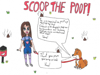Scoop the Poop poster design