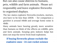 Poster about fireworks