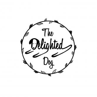 The Delighted Dog business logo