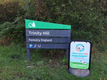 Sign for Trinity Hill